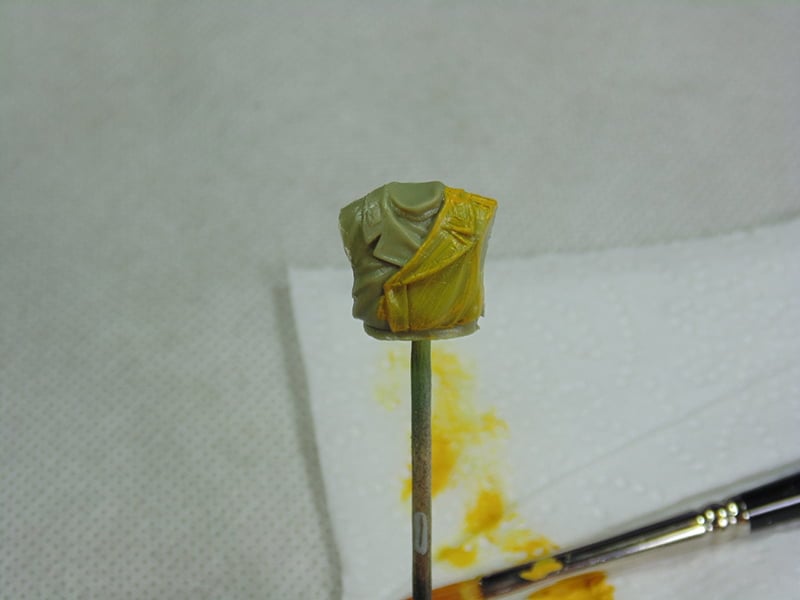 Thin Yellow on Torso