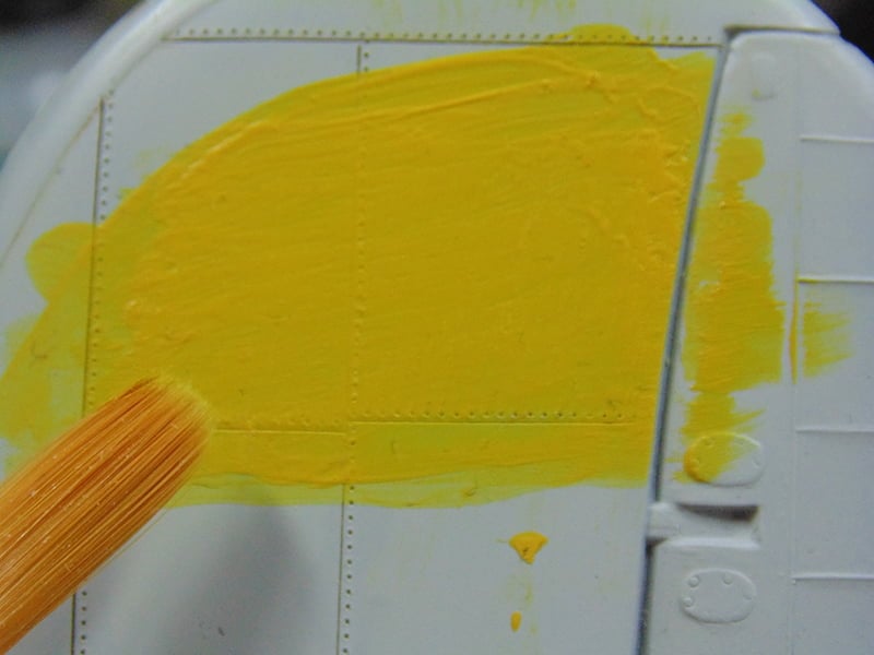 Heavy Yellow Brush Tip and Part
