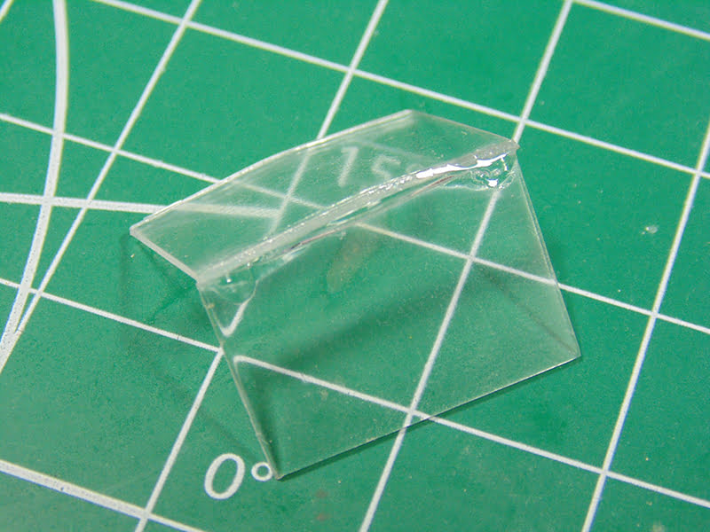 Filled Seam in Clear Tent