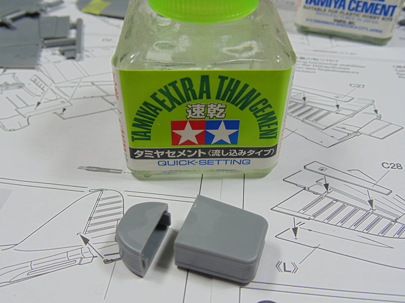Quick Setting Cement with Unassembled Fuel Tank
