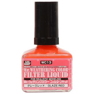 Mr Weathering Color Filter Liquid Glaze Red WC13