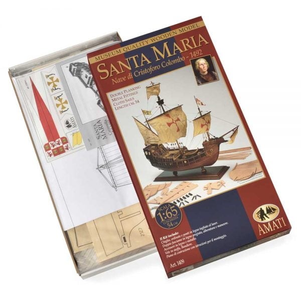 contents Amati Santa Maria Columbus Flagship Caravel 1:65 Scale AMA 1409