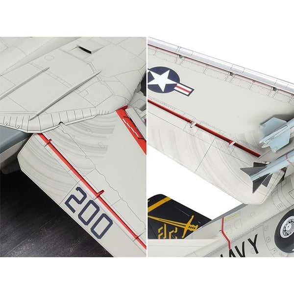 Tamiya Grumman F-14A Tomcat Late Model Carrier Launch Set 1:48 Scale 61122