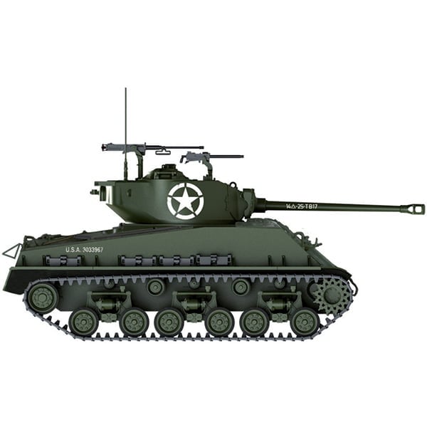 Italeri M4A3E8 Sherman Tank Fury 1:35 Scale 6529