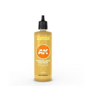 AK Interactive 3rd Generation Dark Yellow Dunkelgelb RAL7028 Primer 100ml 11245