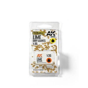 AK Interactive Realistic Pre-Cut Leaves Lime Dry 1:35 AKI 8101