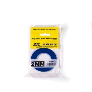 AK Interactive Masking Tape pour Courbes 2 mm Bleu AKI 9182