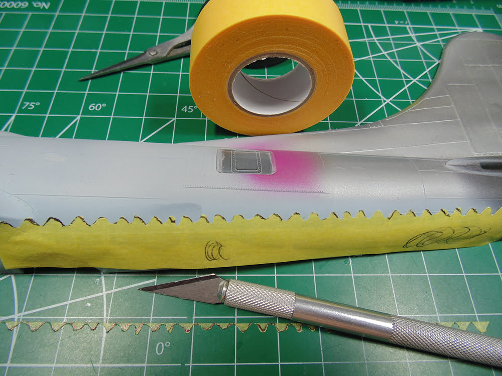 Part with tape roll and blade