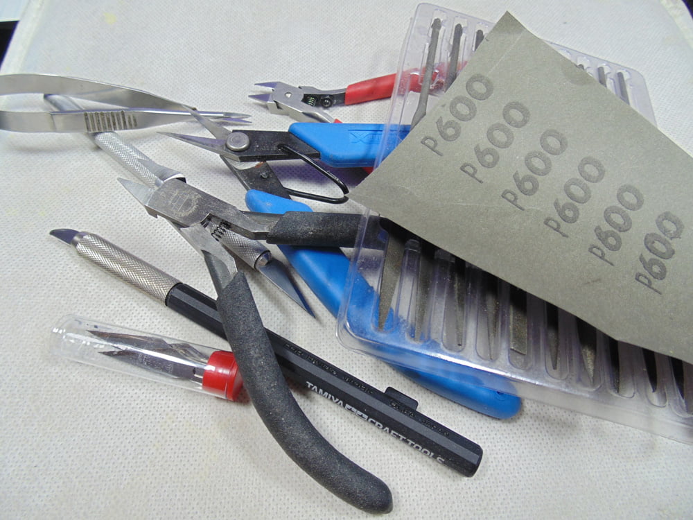 Many tools on a white background 