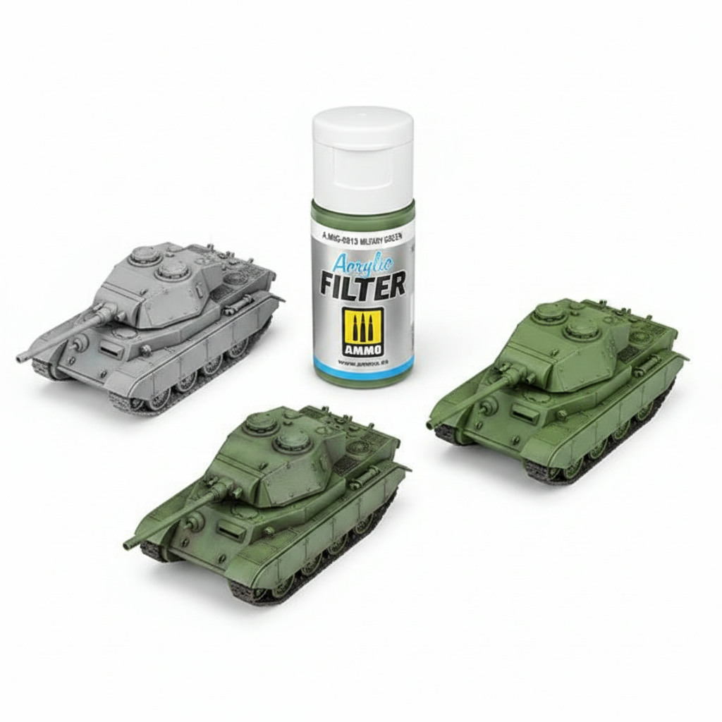 Ammo by Mig Jimenez Acrylic Filter Military Green AMIG0813