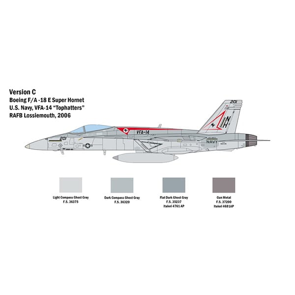 Italeri F/A-18 E Super Hornet 1:48 Scale 2791