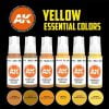 AK Interactive 3rd Generation Yellow Essential Colors Paint Set 11615