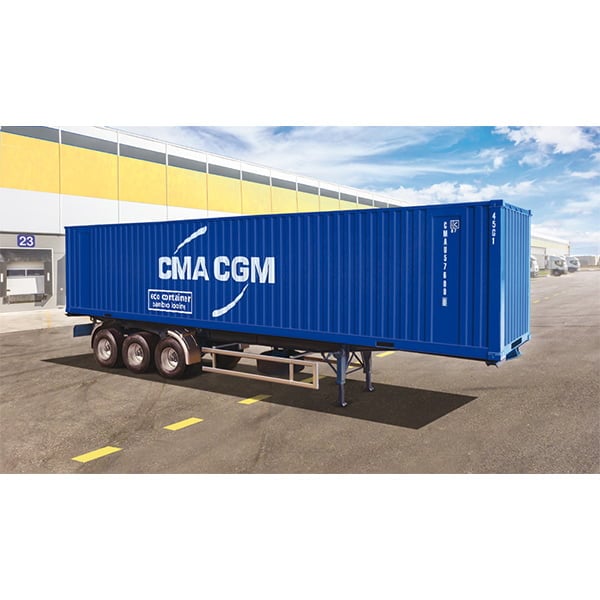 Italeri 40ft Container Trailer 1:24 Scale 3951
