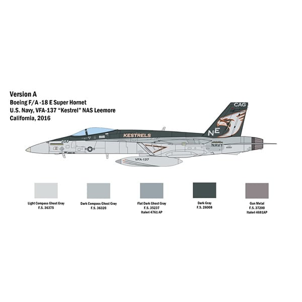 Italeri F/A-18 E Super Hornet 1:48 Scale 2791