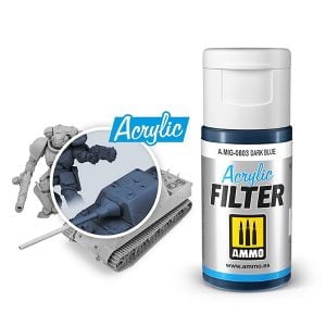 Ammo by Mig Jimenez Acrylic Filter Dark Blue AMIG0803