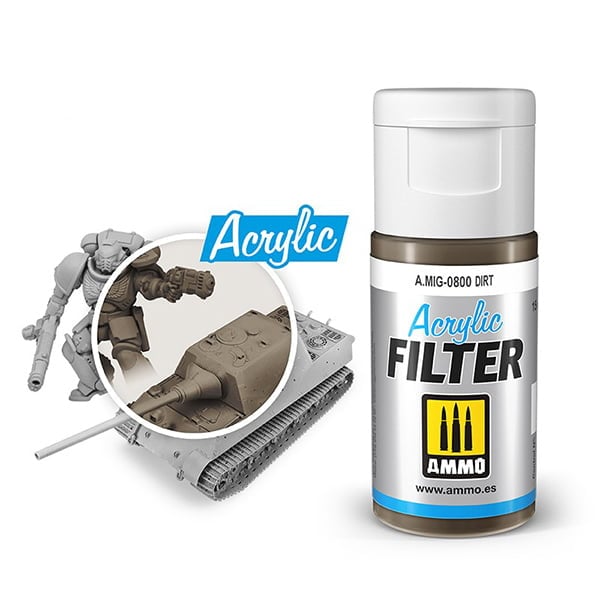 Ammo by Mig Jimenez Acrylic Filter Dirt AMIG0800