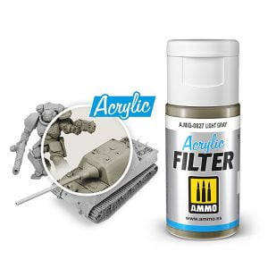 Ammo by Mig Jimenez Acrylic Filter Light Gray Grey AMIG0827