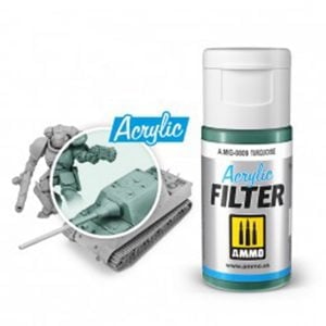 Ammo by Mig Jimenez Acrylic Filter Turquoise AMIG0809