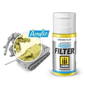 Ammo by Mig Jimenez Acrylic Filter Yellow AMIG0825