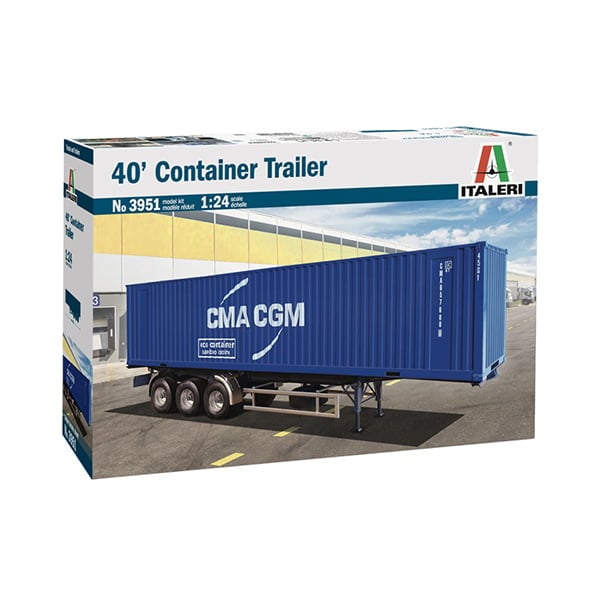 Italeri 40ft Container Trailer 1:24 Scale 3951