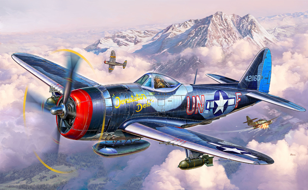 Revell P-47M Thunderbolt 1:72 Scale RVG 03984 Boxart