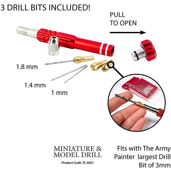 The Army Painter Miniature and Model Drill Set TL5031
