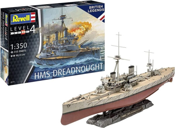 Revell HMS Dreadnought 1:350 Scale RVG 05171