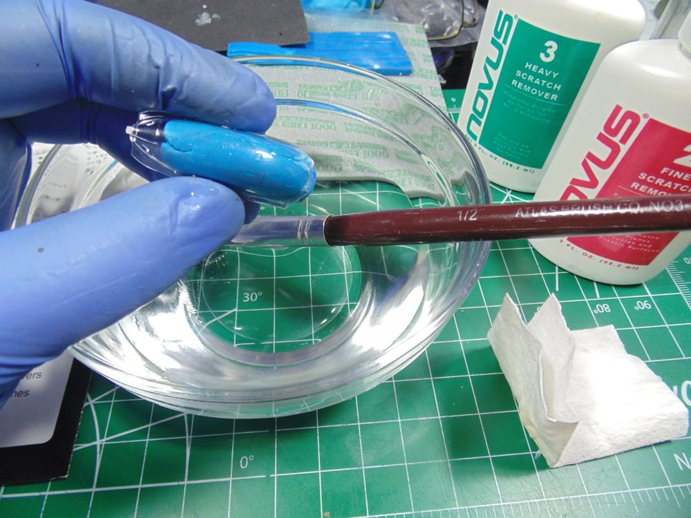 Brush canopy and Novus 2 & 3 Bottles