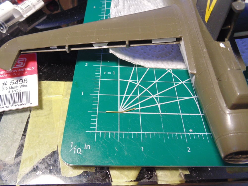 Cutting Mat with Pin and B 17 Tail Section