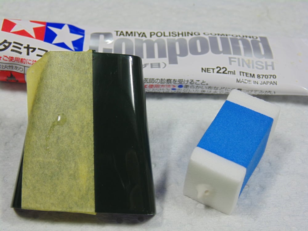 How to polish plastic - with Tamiya compounds 