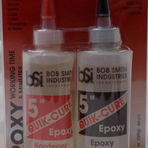 Quik-Cure 5min Epoxy 9oz Bob Smith Ind