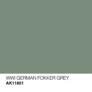 AK Interactive Acrylic 3rd Gen Air WWI German Fokker Grey AKI 11801