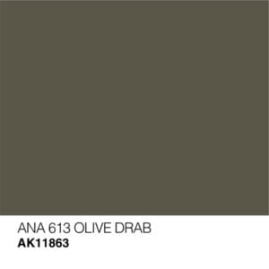 AK Interactive Acrylic 3rd Gen Air ANA 613 Olive Drab AKI 11863