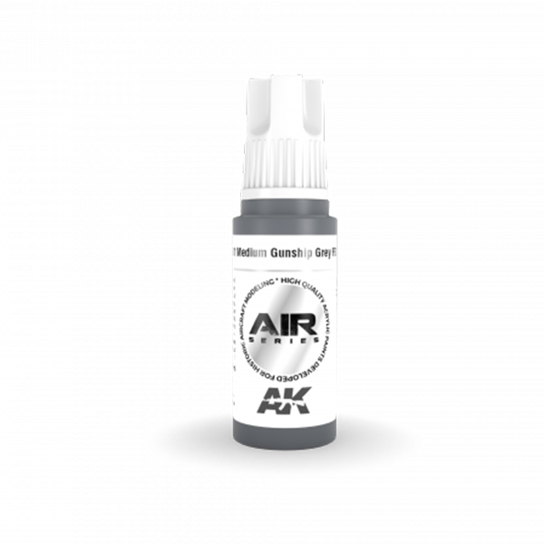 AK Interactive Acrylic 3rd Gen Air Medium Gunship Grey FS 36118 AKI 11881