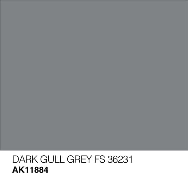 AK Interactive Acrylic 3rd Gen Air Dark Gull Grey FS 36231 AKI 11884