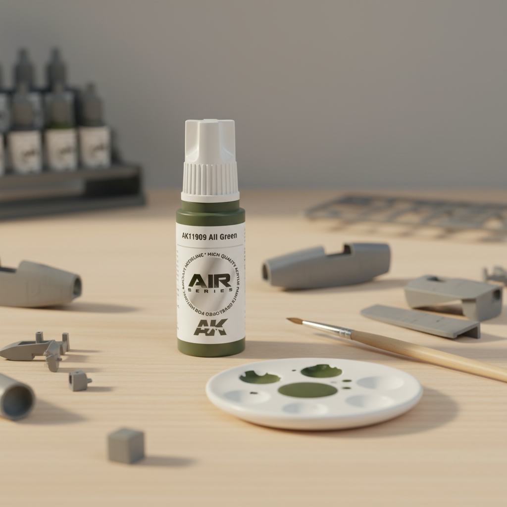 AK Interactive Acrylic 3rd Gen Air AII Green AKI 11909