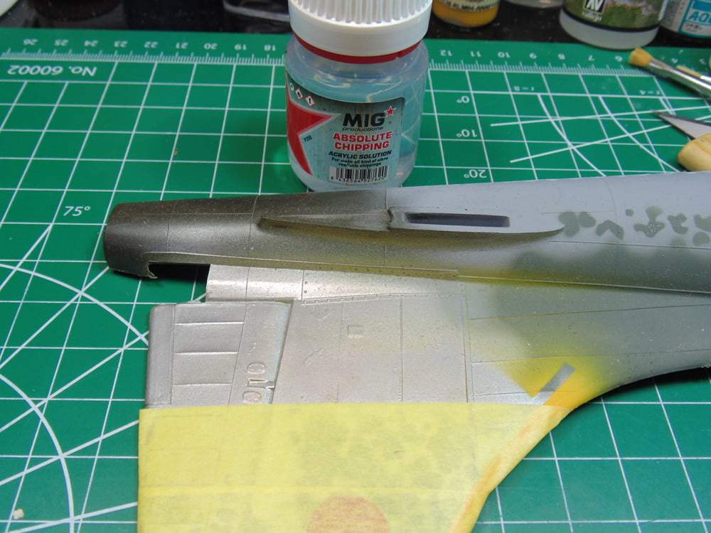 B-17 Tail with Mig Product