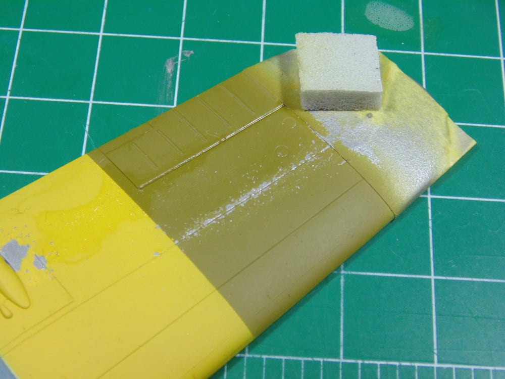 Tri-Colored Part with Square Sanding Sponge
