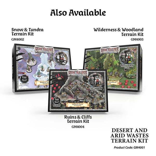 The Army Painter Gamemaster Desert and Arid Wastes Terrain Kit GM4001