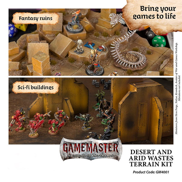 The Army Painter Gamemaster Desert and Arid Wastes Terrain Kit GM4001