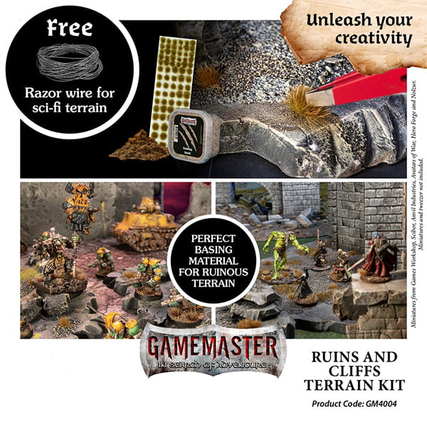 The Army Painter Gamemaster Ruins and Cliffs Terrain Kit GM4004
