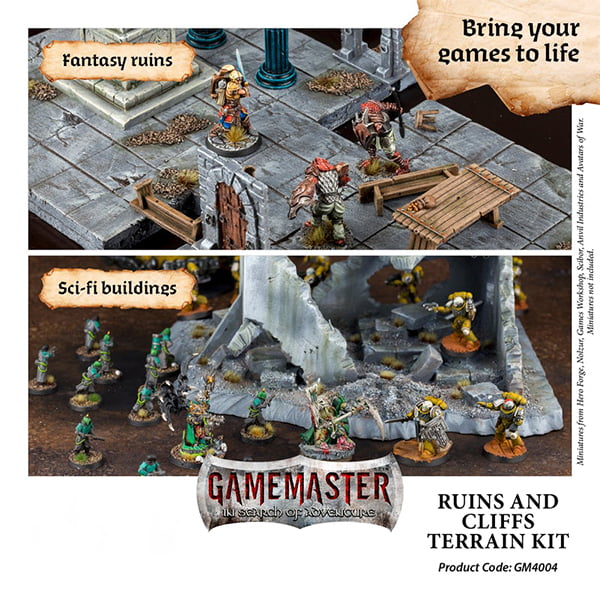 The Army Painter Gamemaster Ruins and Cliffs Terrain Kit GM4004