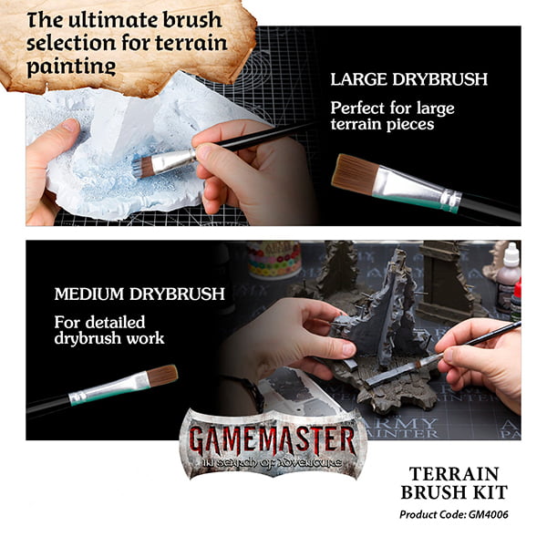 The Army Painter Gamemaster Terrain Brush Kit GM4006
