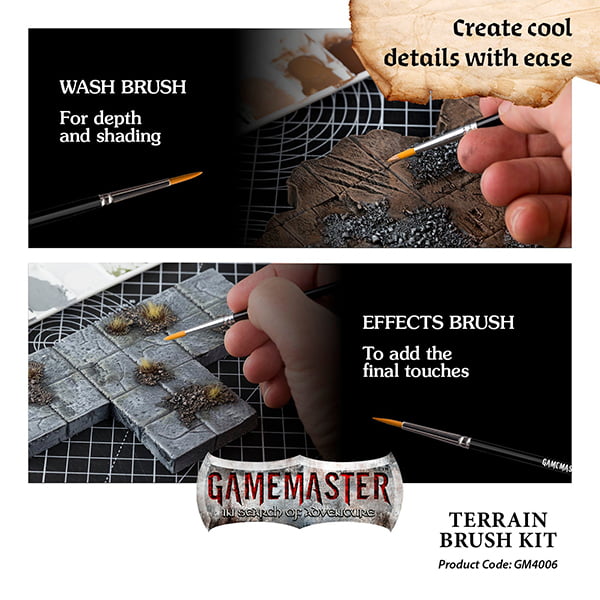 The Army Painter Gamemaster Terrain Brush Kit GM4006