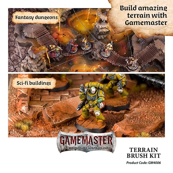 The Army Painter Gamemaster Terrain Brush Kit GM4006