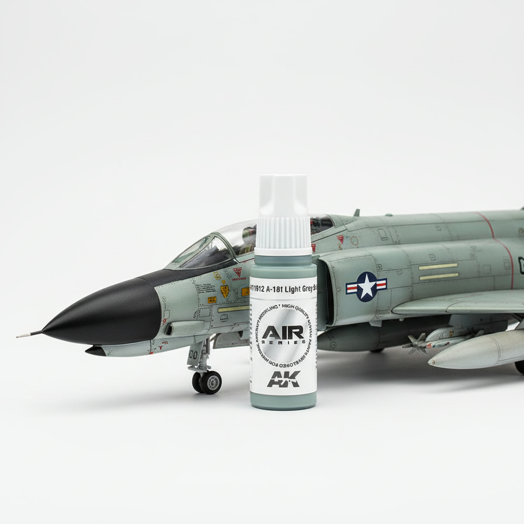 AK Interactive Acrylic 3rd Gen Air A-18f Light Grey-Blue AKI 11912