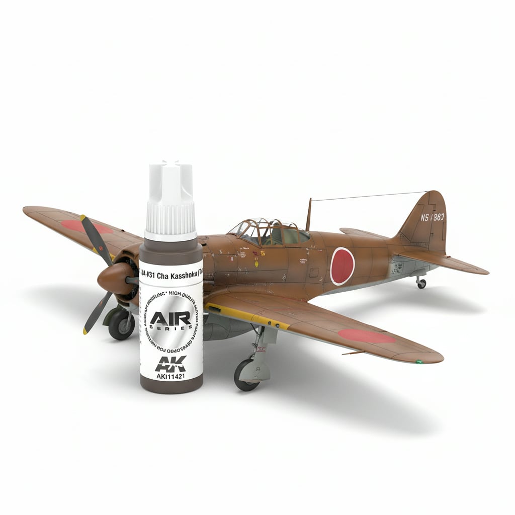 AK Interactive Acrylic 3rd Gen Air IJA #31 Cha Kasshoku Tea Colour