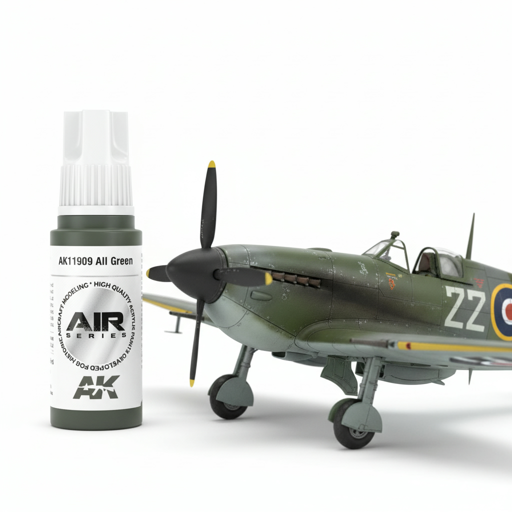 AK Interactive Acrylic 3rd Gen Air AII Green AKI 11909