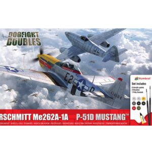 Airfix Messerschmitt Me262A-1A and P-51D Mustang Set 1/72 Scale A50183