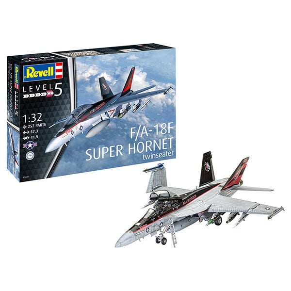 Revell F/A-18F Super Hornet Twinseater 1:32 Scale RVG 03847